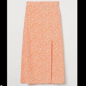 H&M divided midi skirt